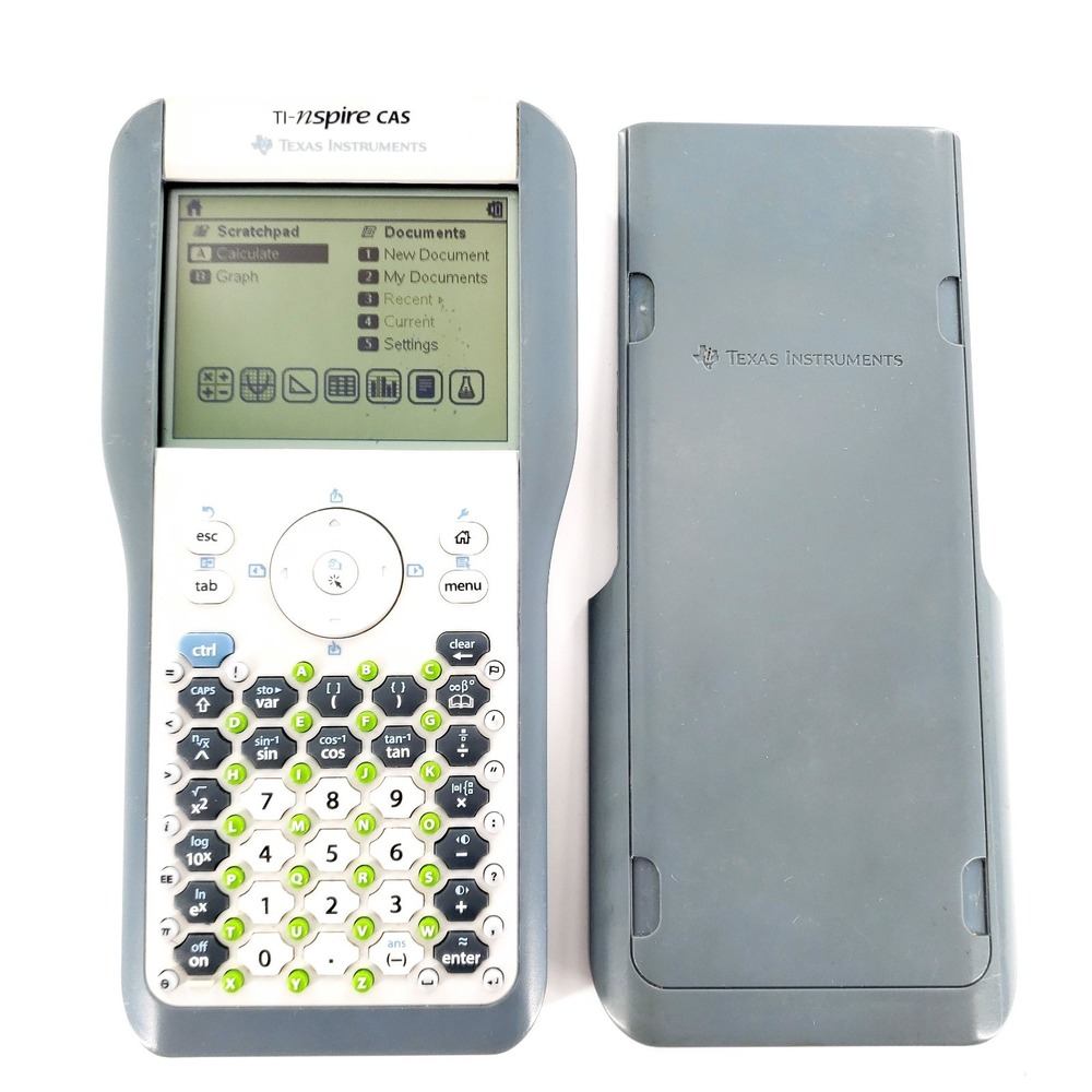 Texas Instruments TI-Nspire CAS Graphing Calculator w/ Cover Dead Pixels Tested